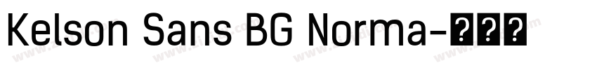 Kelson Sans BG Norma字体转换